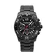 COACH | 經典KENT系列 帥氣三眼計時腕錶/手錶/男錶 - 黑鋼 14602554