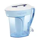 ZeroWater 10-Cup Ready-Pour 5-Stage Water Filter Pitcher 0 TDS for Improved T...