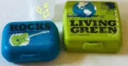 Tupperware Eco "Living Green" Lunch Set. Sandwich & Snack Keeper ~ NIP