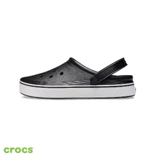 【Crocs】中性鞋 平板洞洞鞋克駱格(208371-001)