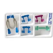 1 Kit Dental Matrix Sectional Contoured Spring Clip Rings Matrices Clamps Wedges