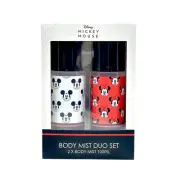 Disney Mickey & Minnie Mouse 100ml Bath Body Mist Duo Set Peach Scented