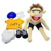 Puppet Cheap Sml Jeffy Hand Puppet Plush Toy 23" Stuffed Doll Kids Gift US