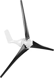 Wind Turbine Generator Kit, 800W Small Wind Generator Turbines Kit 3 Blades Power Parts Wind Power Generator for Marine, RV, Home, Windmill Generator(48V-Black)