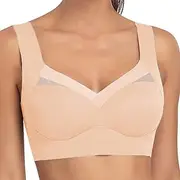 [Generic] Sports Bra Light Support Bra Women Underwear Bralette Crop Top Sexy Female Bra Large Top Female Push Up Brassiere Laced Bra Padded Underwire Bras for Women