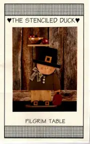 Pilgrim Table Thanksgiving Tole Painting Wood Craft Pattern The Stenciled Duck