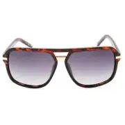 Prive Revaux Bruce 2.0 Majestic Purple Tort Plastic Frame Gray Grad Polariz Lens