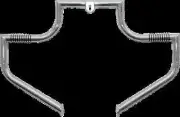 Lindby Linbar Front Highway Bar Chrome Harley Softail Slim 12-17