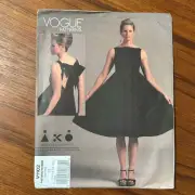 UNCUT Vogue Pattern 1102 Size 14-20 Dress Andrea Katz