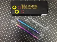 在飛比找Yahoo!奇摩拍賣優惠-誠一機研 晉岡國際 HAMMER 加強型彩鈦前叉內管組 YA