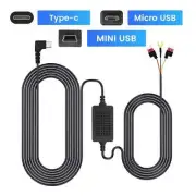 3A 3.5m Car Dash Cam DVR 12-24v Hardwire Cable Kit Step-Down Line Micro Type-C
