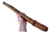 BASS Druid Native American style Flute - Key of C# - DEEP Sound / whistle