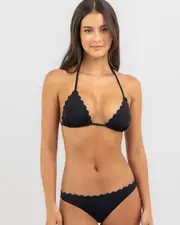 [Kaiami] Kaiami Women's Nadia Triangle Bikini Top in Black Size 12 12 Black