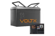 VoltX 12V 100Ah Lithium Battery + Switch Panel ON-OFF Control Box (Connect 17 Devices)
