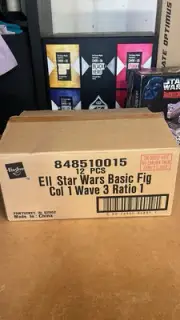 Opened Case of 12 Star Wars Episode 2 Action Figures Wave 1 / 848510015