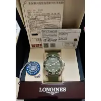 在飛比找蝦皮購物優惠-拍賣 9.99新 LONGINES 浪琴 深海征服者 陶瓷圈