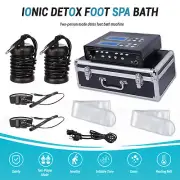 2023 Upgrade Dual User Ionic Foot Bath Detox Machine w/ Infrared Belt + 2 Arrays