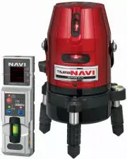 TAJIMA Red Level Laser ZERON-KJY 4-Line Auto Angle Adjust Navi Gimbal For Indoor