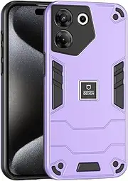 Compatible with Tecno Camon 20 Pro 5G Cover,Compatible with Tecno Camon 20 Pro 5G 2023 (Not 4G) CK8n 2 in 1 [Hard PC+TPU] Phone Case Purple