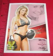 2013 BENCHWARMER Crystal ENLOE #90 Pink Hobby Rookie/25 Playboy Cybergirl 2008