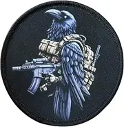 [RAILONCH] Owl Night Vision Tactical Military Patches, Printed Morale Patch,Hook and Loop Patch, Applique Accessories for Backpacks, Vests, Jackets, Jeans, Hats