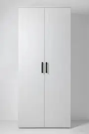 Stockholm Universal Storage Cupboard - Vj Panel - Deco Black Handle