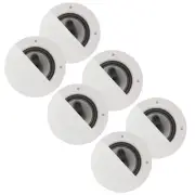 Acoustic Audio CSic64 Frameless In Ceiling Speakers with 6.5" Woofers 3 Pair