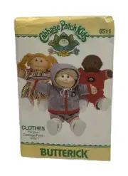 Vintage 1984 Butterick Cabbage Patch Kids Pattern #6511