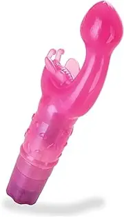 Butterfly Kiss 7.25" Rabbit Vibrator with Clitoral Teaser