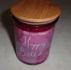 NEW IN BOX CEDAR CRATE MARKET HAPPY BIRTHDAY CANDLE SMELLS SO YUMMY! 9 OZ.