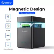 ORICO 5/2 Bay Hard Drive Enclosure 3.5" SATA HDD Docking Station USB3.0/Type C