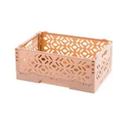 3Pcs Foldable Storage Bags Plastic Desktop Container Box Underwear Cosmetic Organizer Home Use Basket