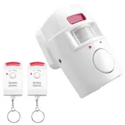 Infrared Motion Sensor Alarm - Burglar Alarm with 2 Remote Controls,6562