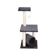 Charlie's Lite Three Tier Cat Tree Scratching Post Charcoal