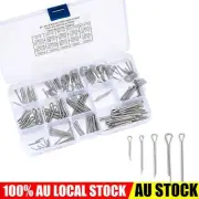 150Pcs/Box Stainless Steel Cotter Pin Assortment Set Split Pin Value Set