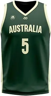[IA iAthletic] IA Official Patty Mills #5 Australia Boomers Jersey – Authentic Game-Day Basketball Singlet | Lightweight, Breathable Performance Fabric | Men’s National Team Edition