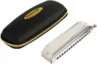 East top Upgrade Chromatic Harmonica Key of C Professional Mouth Organ Harmonica