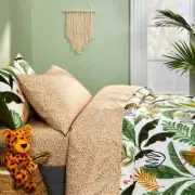 4 pc Pillowfort Animal Print Full Sheet Set NIP
