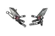 LIGHTECH Floorboards Rear Set Jointed R Version Aprilia RSV4 1100 Factory