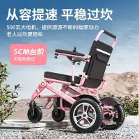 在飛比找蝦皮購物優惠-【廠家直銷 全款咨詢客服】舒倫士女士定制粉色電動輪椅老人專用