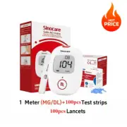 Blood Glucose Monitor Blood Glucose Meter with 100 Test Strips Diabetes Test Kit