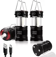 Gold Armour Camping Lantern - LED Lantern with 4 Mode, Rechargeable Lights with