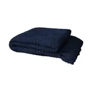 Asha Chenille Throw Navy