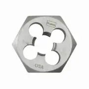 Irwin Hanson 6634 Die 8-1.25mm 1" HCS Hex Made in USA