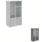 Bird Cage Bird House Outdoor Bird Aviary Budgie Cage Galvanised Steel vidaXL