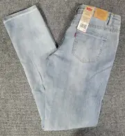 Levi's 711 Jeans Girls 14 REG 28x29 Skinny Denim Medium Wash New