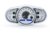 Dakota Digital Multi-Level Silver / Blue LED Universal Gauge Kit VHX-1016-S-B