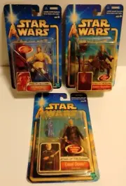 Star Wars Attack of the Clones Anakin Skywalker, Obi-Wan, & Dooku Action Figure