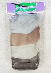Clover NATURAL WOOL ROVING Assortment D Needle FELTING NEW Gray Browns Beige