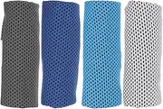 GANAZONO 4Pcs Cooling Towels for Fitness Quick Drying Microfiber Sports Towels Soft Breathable Gym Towels for Running Yoga and Travel Absorbent Sweat Towels Light